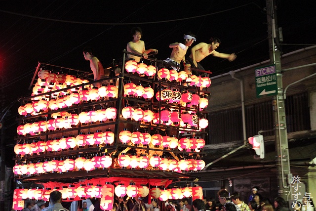 松川提灯祭り・福島県福島市松川町・画像・たびすずめ・与平