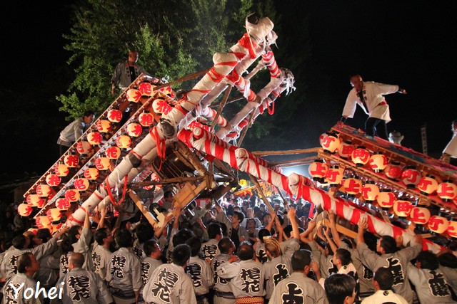 飯坂けんか祭り・福島県福島市飯坂町・画像・与平・旅すずめ