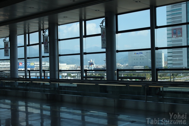静岡県静岡市東静岡駅・実物大ガンダム・タミヤ本社