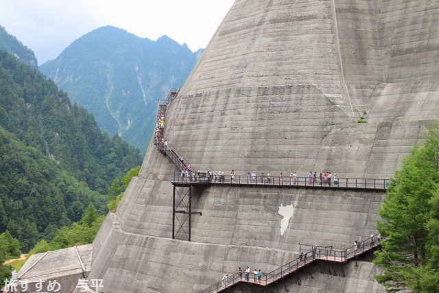 黒部ダム・富山県・黒部町・画像・旅すずめ・与平