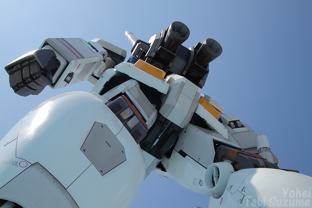 1/1実物大ガンダム・静岡ホビーフェア・ガンダム・しずおか茶コーラ・静岡県静岡市・画像
