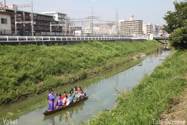 世界遺産平城宮跡・第一次大極殿・秋篠川・奈良県奈良市・画像・旅すずめ・与平