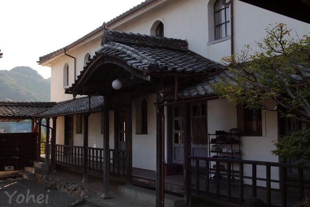 開明学校・卯之町の古い町並み・愛媛県西予市宇和町卯之町・画像・与平旅すずめ ~デジカメ片手の旅ブログ~
