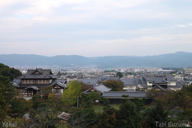 郡山城・大和国・奈良県大和郡山市・画像・旅すずめ・与平