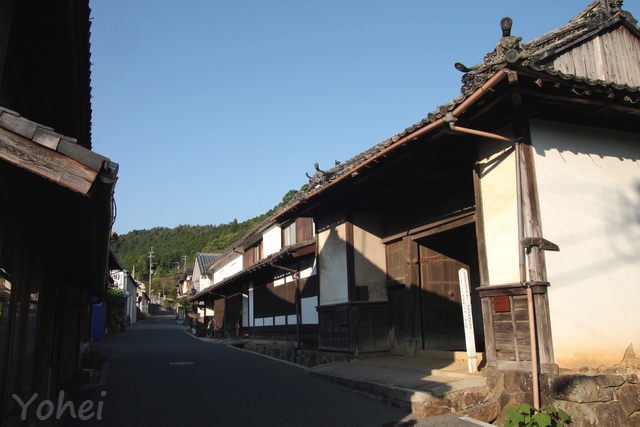 開明学校・卯之町の古い町並み・愛媛県西予市宇和町卯之町・画像・与平旅すずめ ~デジカメ片手の旅ブログ~