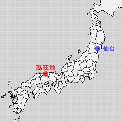 鳥取県地図・鳥取市倉吉市周辺等