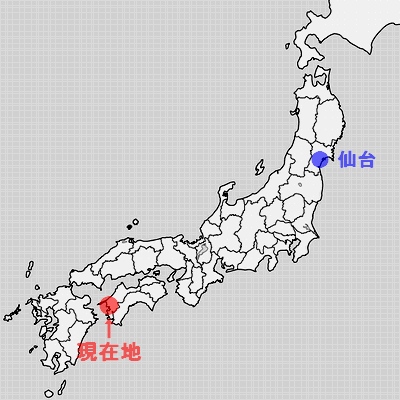 愛媛県宇和島周辺地図